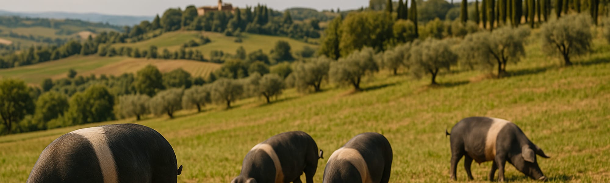 Cinta Senese Farm Experience with Private Minivan from Florence